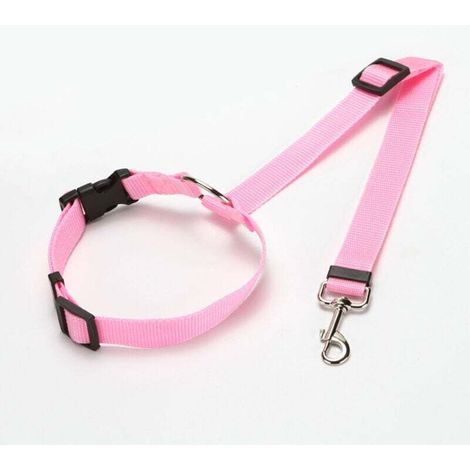 Nouvelle ceinture de sécurité réglable pour chien et chat, ceinture de voyage avec clip, collier de sécurité pour voiture (1/4)