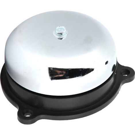 100mm 4in anneau électrique temps cloche sans étincelle signal d'alarme en acier inoxydable cloche électrique maison sonnettes de grève interne pour les agences d'usine scolaire(220V) (1/5)