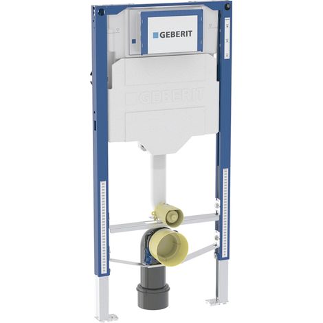 Geberit – Bâti-support WC à poser enfant 97 cm – Installation sur cloisons sèches – Réservoir de chasse Sigma 12 cm – Pour toilettes debout