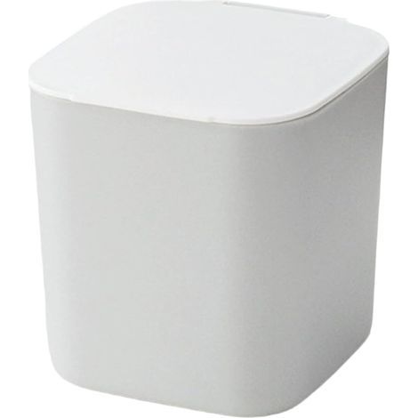 Trash Bin Lidded Garbage Storage 15cm Counter Waste (1/5)