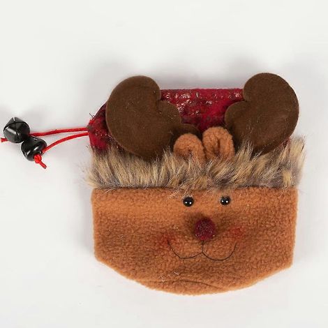 Bolsas para envolver regalos de Navidad, para niños, para guardar paquetes, dulces y decoraciones de fiestas. (1/5)