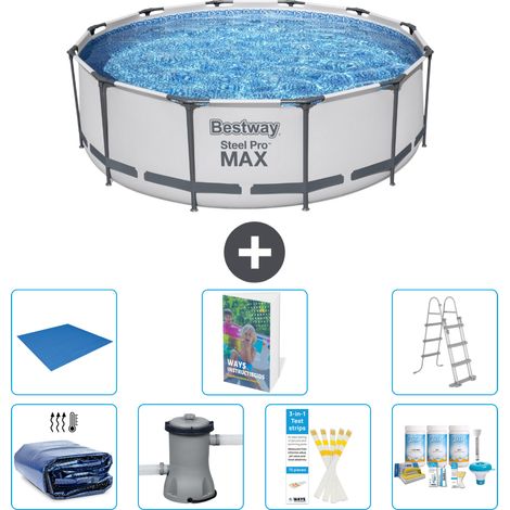 Bestway Steel Pro MAX Rund - 366x100 cm - 8-teilig S463