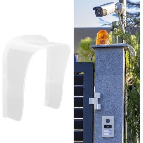 Carcasa protectora transparente para timbre, impermeable y resistente a los rayos UV. Compatible con videoportero y cerradura de huella dactilar. (1/5)