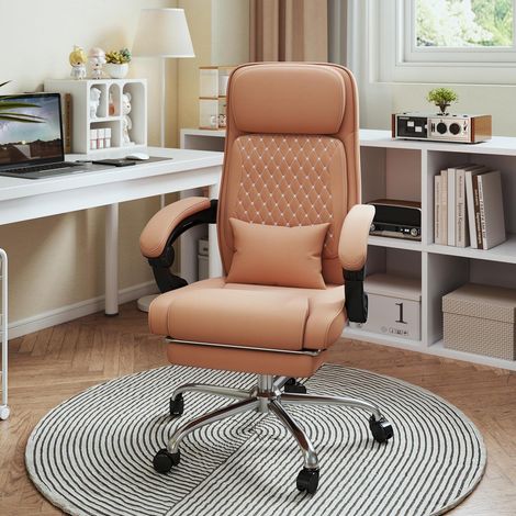 NSMAZXO Ergonomischer Executive Bürostuhl mit Fußstütze, verstellbarer (1/5)