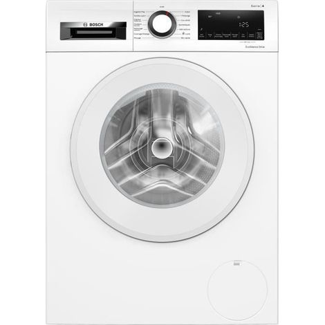 Bosch – Lave-linge hublot 9 kg WGG04409FR – Induction – 1400 trs/min – Classe A – L60 cm – Intégrable – Blanc