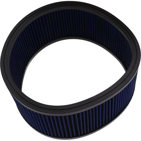 Élément filtrant rond lavable et réutilisable à haut débit pour Ford, 14 x 5 pouces, bleu (1/5)