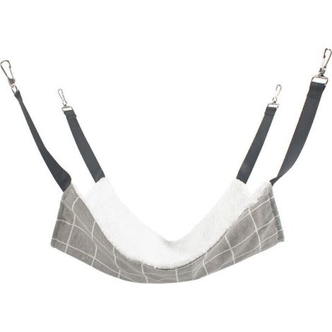 Hamac Pour Chat, Hamac Respirant Pour Cage Pour Animal Domestique Avec Sangles Réglables Et Crochets En Métal, Lit Hamac Suspendu Double Face Pour Chat, Furet, Chiot, Autres Petits Animaux (1/4)