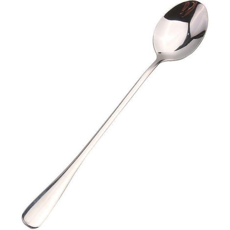 Cuillère À Long Manche - Acier Inoxydable 304 - Pour Mélanger Café Crème Soupe Fondue - 1 Pièce (1/5)