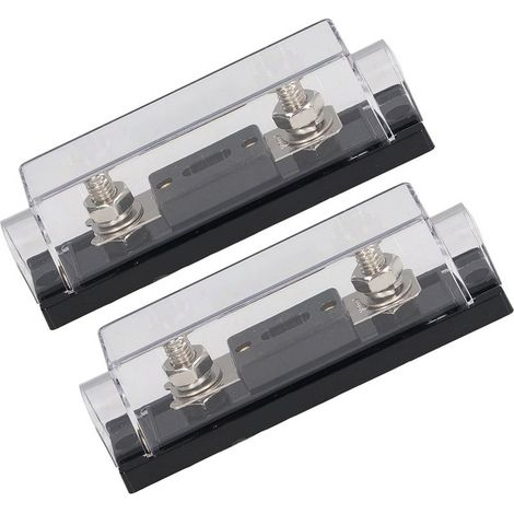 Lots pour Fusibles 48V 200A avec Cosses - Lot de 2 Supports In-Line Imperméables pour Voiture Camping-Car Audio (1/5)