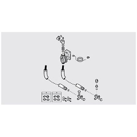 Kit de Raccordement CHAPPEE pour Chaudières Sempra Nova Ci à un Préparateur PIM BE - 7631115