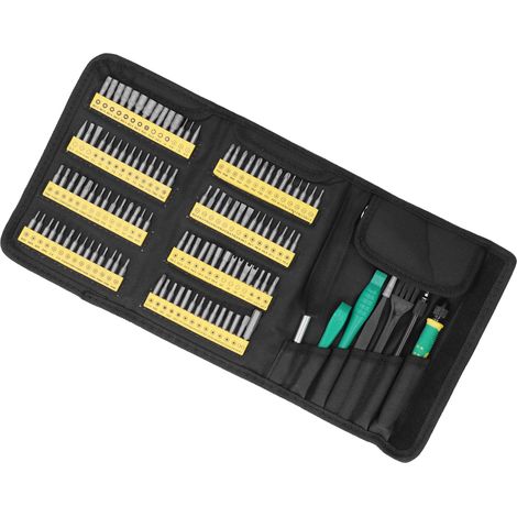Kit tournevis électronique précision avec embouts, outil de réparation pour ordinateur, smartphone et appareils électroniques. (1/5)