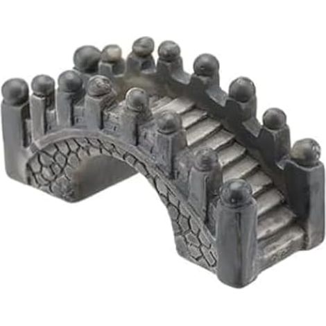Pont miniature en pierre grise, accessoires de jardin féérique, micro paysages pour décoration de jardin, étang, pelouse, figurines décoratives (1/5)