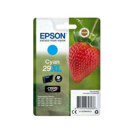 Epson 29XL cartouche haute capacité cyan pour imprimante jet d'encre (1/3)