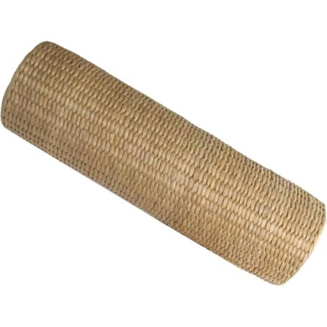 Oreiller Cervical Sain Cylindrique en Lepironia, Beige, pour Nuque (1/5)