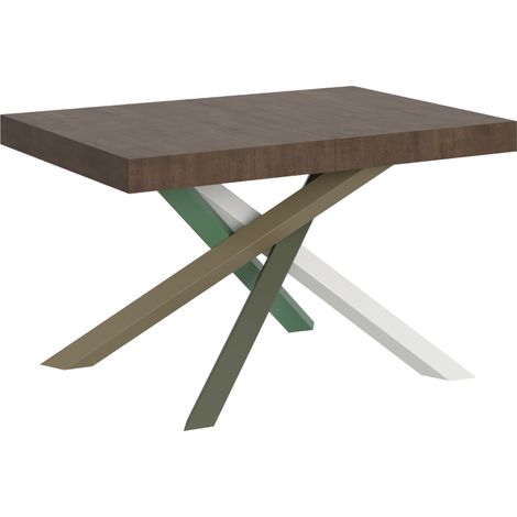 Tavolo allungabile 90x120/224 cm Volantis Noce telaio 4/A