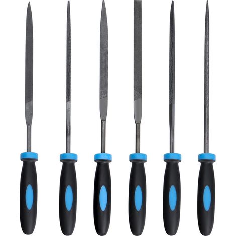 Feilenset Metall 6tlg Profi mit ergonomischem Griff für Werkstatt und Heimwerken (1/5)