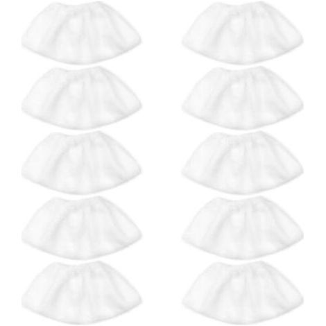 Pack of 10 Microfibre Windscreen for Karcher EasyFix SC2, SC3, SC4 Steam Accessory Replacement Cloths for Hand Nozzles Chiffon, microfibre et lingette (1/5)