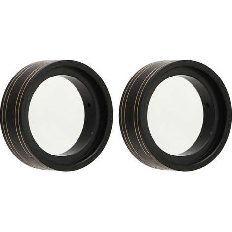 Lot de 2 anneaux de serrage internes en laiton pour jantes Beadlock professionnelles de 1,3 pouce (3,3 cm) pour voitures RC 1/18, noirs. (1/5)