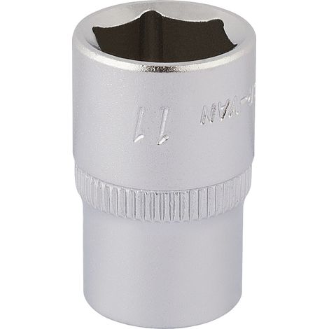 11mm 1/4-Inch Drive Hexagon Socket (Model 11100) for Precision Automotive and Mechanical Work (1/5)