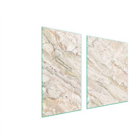 GLASSCHUTZPLATTE FÜR HERD 90x52 MARMOR (1/5)