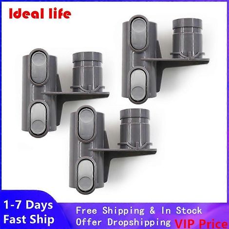 Support de rangement pour brosse de nettoyage, compatible avec les aspirateurs robots Dyson DC58, DC62, V6, DC35 et DC45 (pièce détachée, noir, 1 pièce). (1/2)