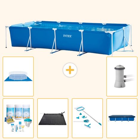 Intex Piscine Tubulaire Rectangulaire - 450x220x84 cm - 7-pièces  S20062 (1/5)