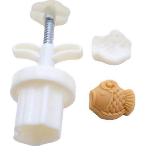 Tampons à gâteaux de lune, moules à gâteaux de lune en forme de poisson, accessoires de pâtisserie en plastique (1/4)