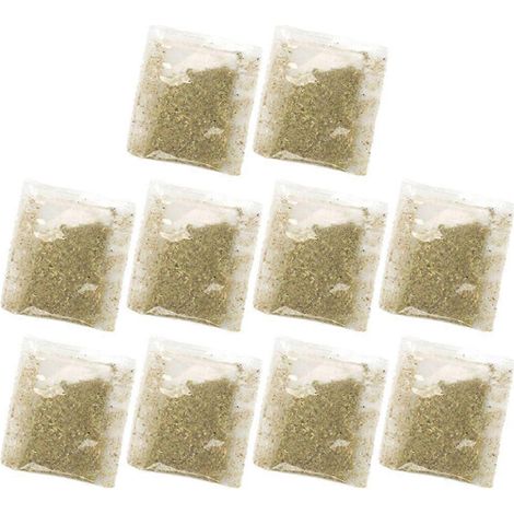 Lot de 10 jouets et accessoires pour chats à base d'herbe à chat naturelle
