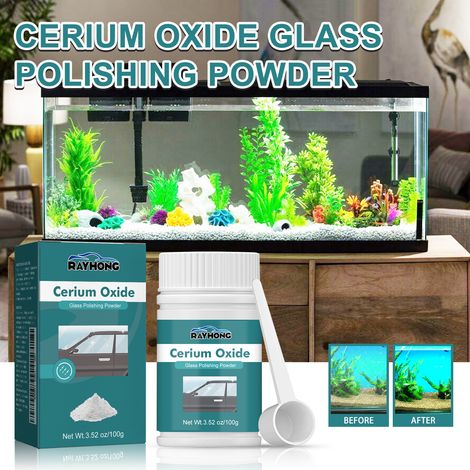 Glaskratzreinigungspulver für Autokratzer, Windschutzscheibenentfeuchtung und Ölentfernung – 100 g + Löffel -- BIEMMEDUE (1/5)