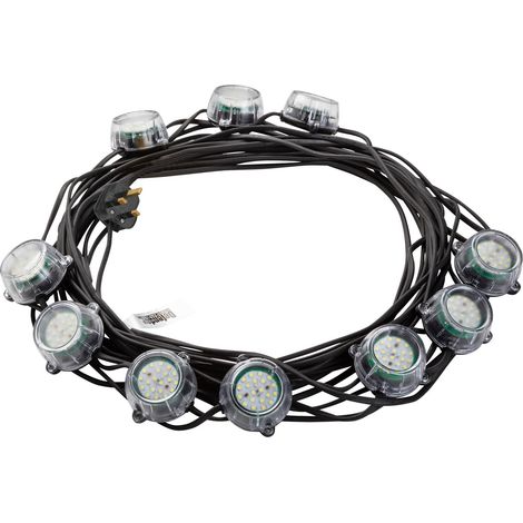 Draper 34750 Defender E89353 230V 50W Heavy Duty LED Encapsulated Festoon String Lights, 22m