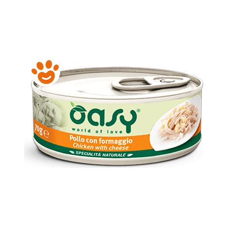 Gatto - Pollo con Formaggio 70 - 150 gr OASY - size 70 gr