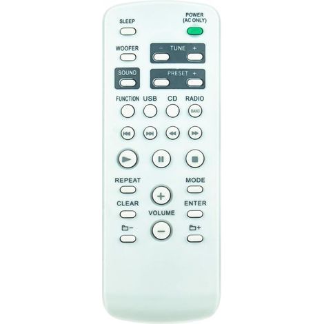 RMT-CG880A Replacement Remote Control for Sony Audio System CFD-RG880CP RMT-CG880AD RMTCG880A CFDRG880CP RMTCG880AD (1/4)