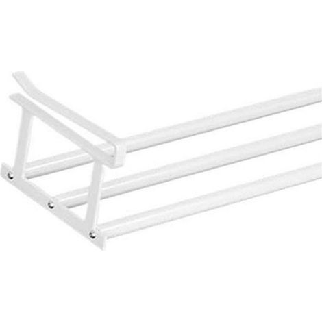Étagère à Chaussures Extensible et Réglable en Métal pour Entrée, Dortoir, Garage - Rangement Extensible Blanc (1/5)