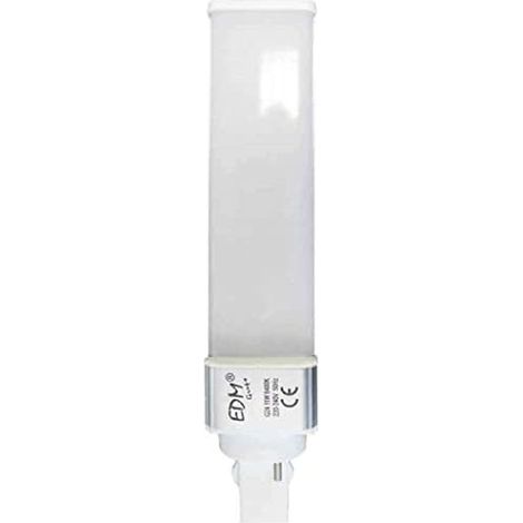 edm LED-Lampe G24 11 W Kaltweiß 6400 K