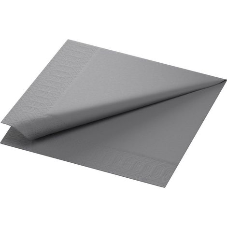Duni Élégance Serviette in carta grigia granito 40x40 cm (1/2)