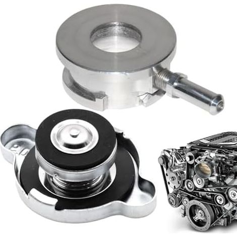 Bouchon de remplacement pour réservoir de liquide de refroidissement 32 mm Remplacement du système de refroidissement du réservoir de trop-plein du moteur Bouchon pour véhicule automobile, camping-c (1/5)