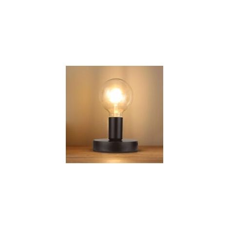 Industrielle Retro-Schreibtischlampe – Ideal für Büro, Schlafzimmer, Wohnzimmer oder Esszimmer – 2er-Set, warmes Licht, schwarz – Crezuo (1/3)