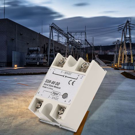 Industrielles DC/AC-Halbleiterrelais SSR80DD 80A 332 VDC - 5200 VDC (1/5)