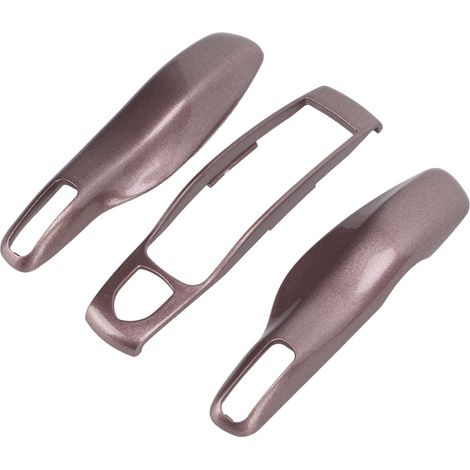 Housse Coque Clé Voiture Protection Coque Silicone Compatible Porsche Panamera Cayenne Macan Boxster Cayman 911 718 Rose (1/5)