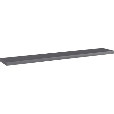 Maison Exclusive - Bücherregal-Bretter 4 Stk. Hochglanz-Grau 60x1 (1/5)