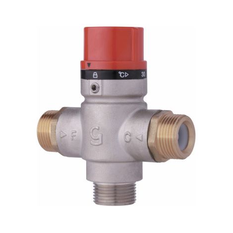 Mitigeur thermostatique solaire à 1 clapet MM3/4 - DIFF