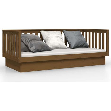 Maison Exclusive - Tagesbett Honigbraun 80x200 cm Massivholz Kief (1/5)