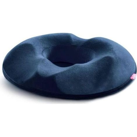 Coccyx Coussin de siège Mousse de mémoire pour une douleur au bas du dos Suspendue de la queue de queue Sciatique Hémorroïdes (1/3)