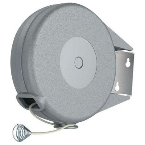 Pair Etendoir à linge rétractable 12 mètres – Coque ABS et corde PVC – Capacité 15 kg – Pour espaces confinés et utilisation intérieure/extérieure (1/5)