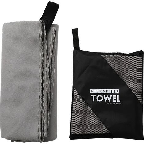 Ein Mikrofaserhandtuch, ideal für Reisen, Fitnessstudio und Camping. Schnelltrocknend, extrem saugfähig, ultrakompakt und leicht. Geeignet für Reisen, Strand, Dusche, Rucksackreisen und Pool.