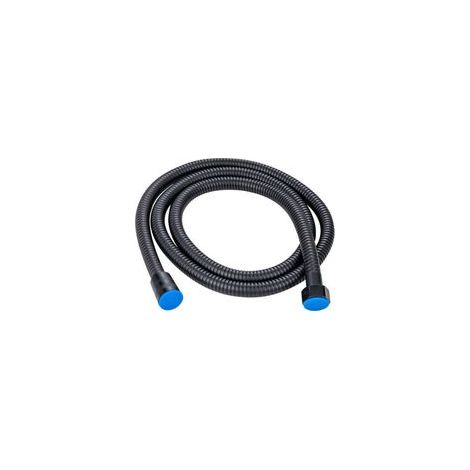 Flexible de douche 2m en acier inoxydable – Raccord standard G1/2 – Résistant à haute pression et à la corrosion – Anti-explosion et anti-torsion