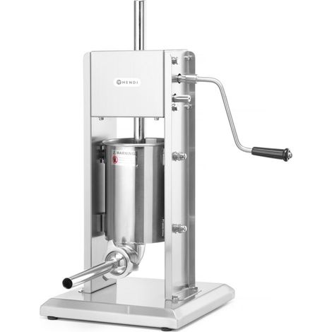 Profi Line 10L vertikaler Wurstfüller aus Edelstahl - Hendi 282151 (1/5)