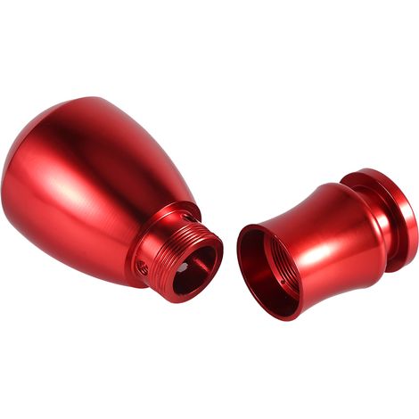 Pommeau de levier de vitesse universel rouge pour voiture à 5 rapports, manuel/automatique (1/5)
