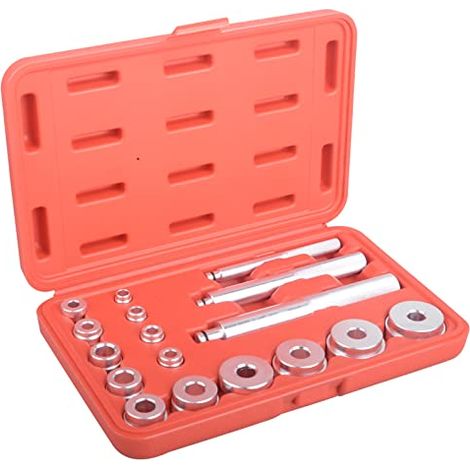 Applicable Lot de 17 Outils de roulement en Aluminium Roues Outil d'extracteur de roulement d’éléments de Pression pour Le Montage et la Remise en état