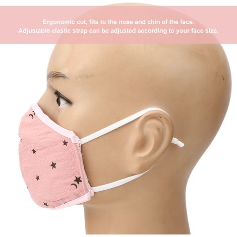 Masque anti-pollution respirant pour enfants, anti-poussière, lavable, masque de protection respiratoire, rose coréen (1/5)